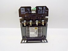 SQUARE D INDUSTRIAL CONTROL TRANSFORMER ,9070TF100D1 ,50/60HZ, 600V , 30AMP MAX