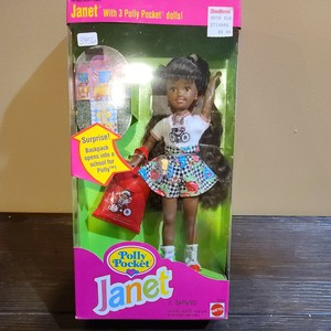 ** NIB BARBIE DOLL 1994 POLLY POCKET JANET STACIE BLACK 12984 | eBay