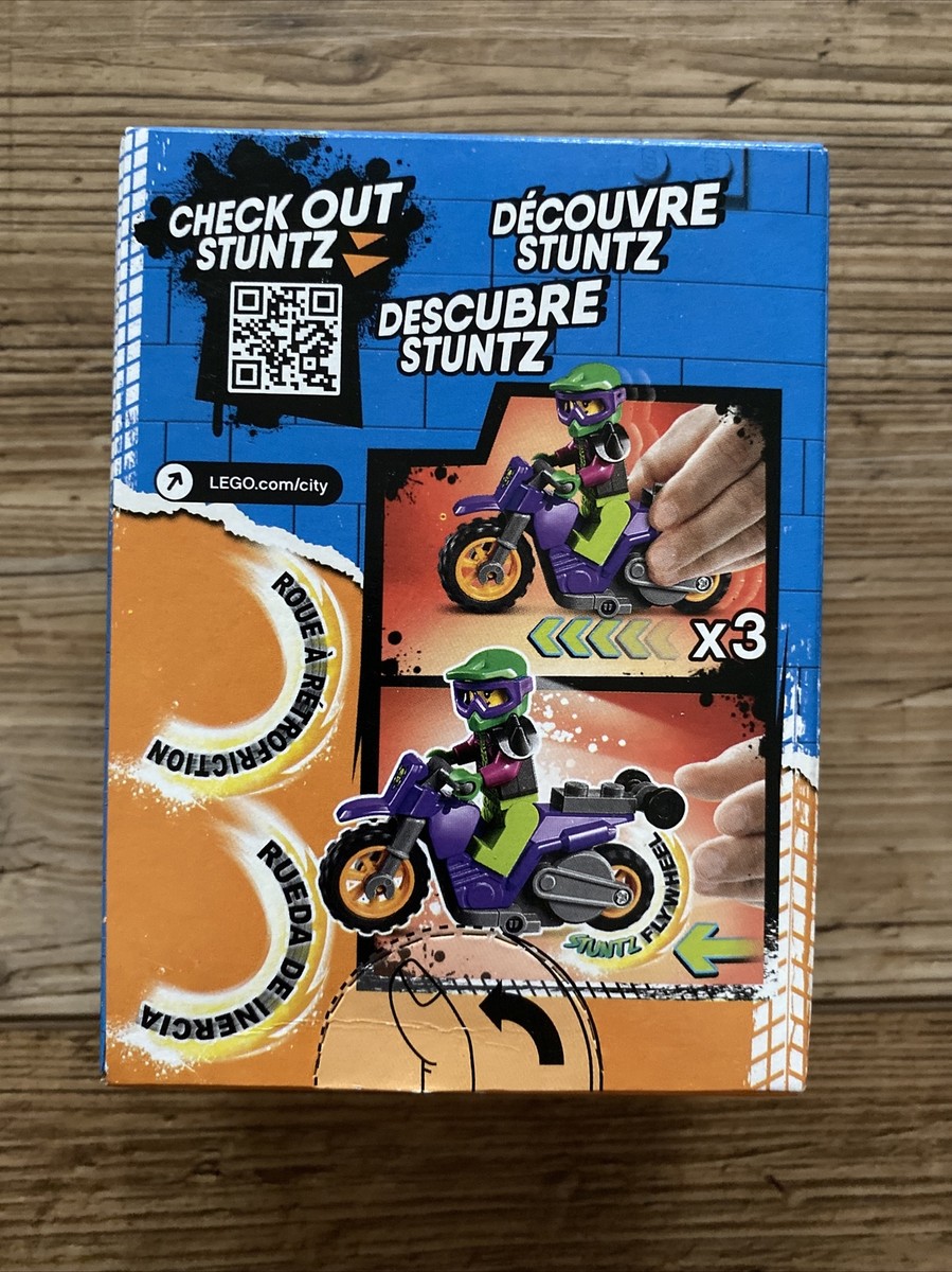 LEGO City Stuntz Wheelie and Demolition Stunt Bike Building Toys