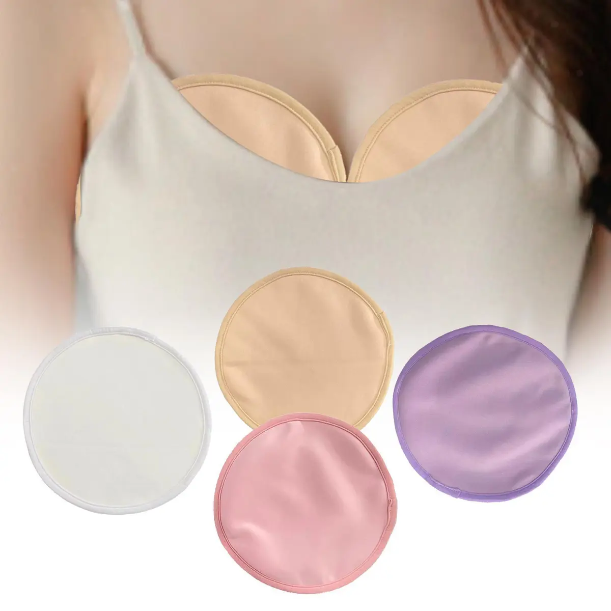 Castor Oil Breast Pads Washable Castor Oil Pack Compress for Women Daily Use