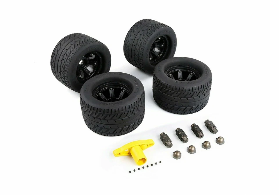 200*120MM on-road Wheel + wheel nut adapter for FG Rovan BM Big Monster truck - Image 2 of 3