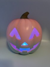 Target Bullseye 2024 Halloween  Pink Pumpkin Jack-o-Lantern LED Color Changing