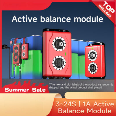 Smart bms active balancer Lifepo4 3S - 24S Equalizer 1A Li-ion BMS balancer BT