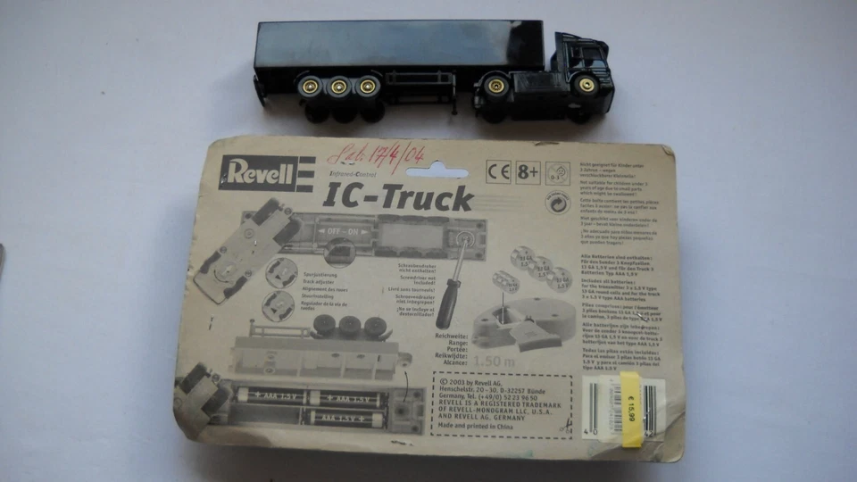 REVELL 1/87 : N° 2 "IC- Truck " Mercedes-Benz Actros & Trailer; radiocomandati - Immagine 2 di 4