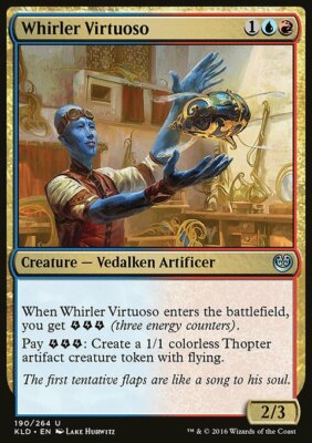 Magic the Gathering MTG Whirler Virtuoso (190) Kaladesh   LP