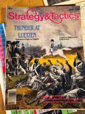 Wargame Thunder At Luetzen – Magazine Strategy & Tactics N°99 – Jeu De Stratégie