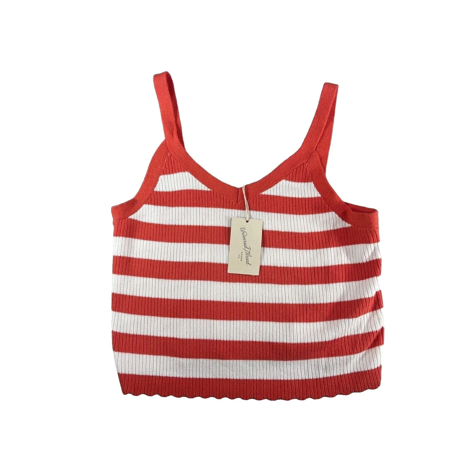 Camisetas sin mangas a rayas de negocios para De mujer