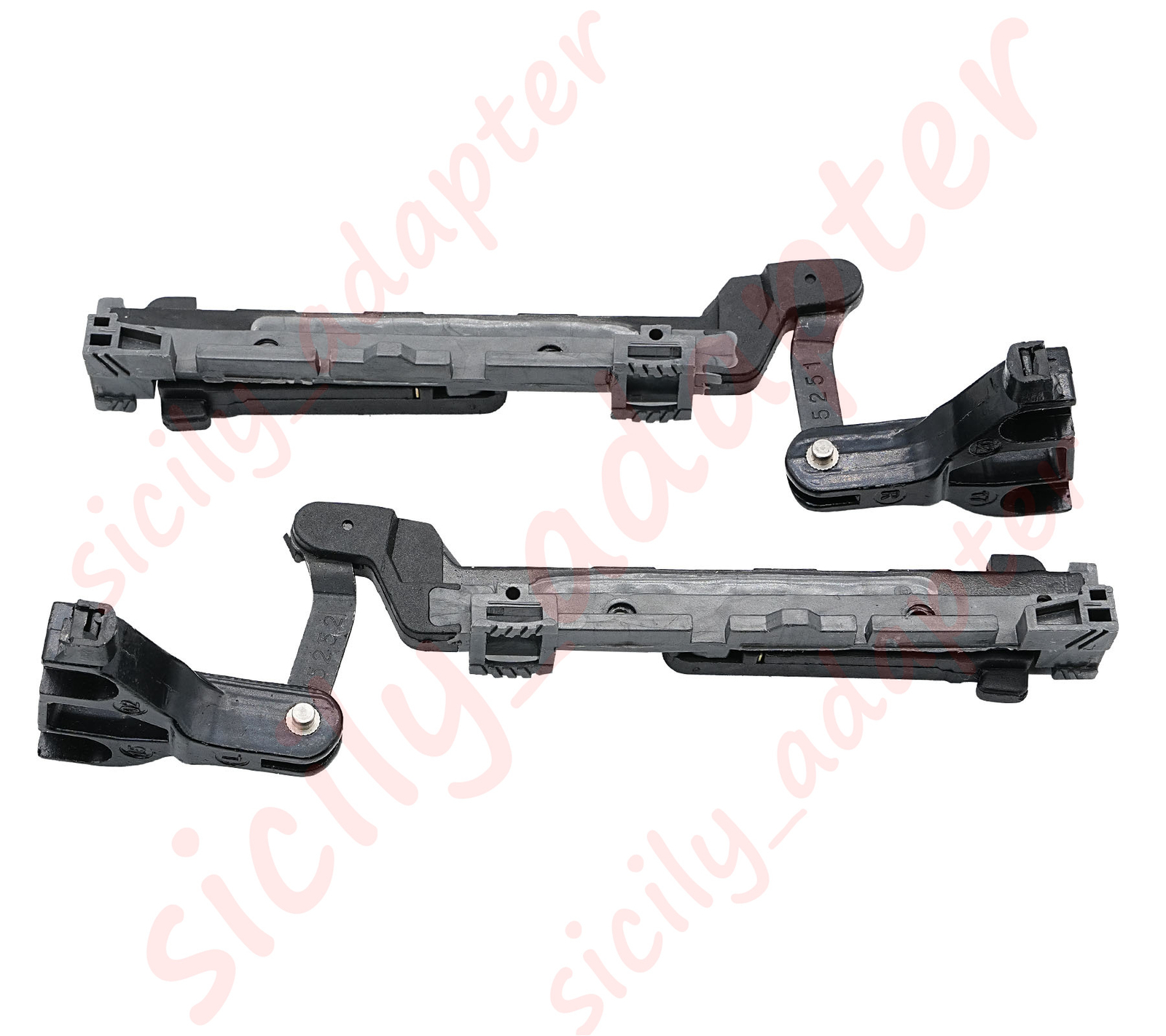 For Mercedes C Class W205 Panoramic Sunroof Rails Sled Front+Rear Repair Kit