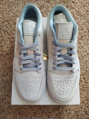 NEW AUTHENTIC AIR JORDAN LOW SE CANVAS GREY IRIS CREAM WMNS