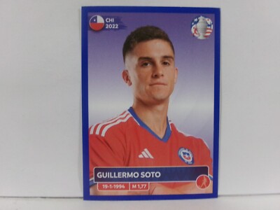 2024 Panini COPA AMERICA USA #CHI12 Guillermo Soto Chile Blue Parallel SP