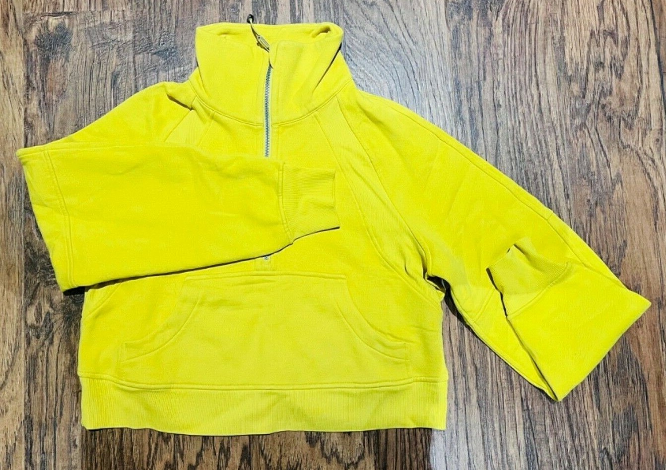 NEW Lululemon Scuba Oversized Funnel-Neck Half Zip Soleil Size XS/S u0026amp;  M/L | eBay