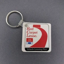 Ford Credit Red Carpet Vehicle Lease Plan Rubber Keychain 