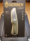Gerber Vertebrae Knife 2.4" 7CR17Mov SS Blade Rubber Handle Sheath 4.3 OZ