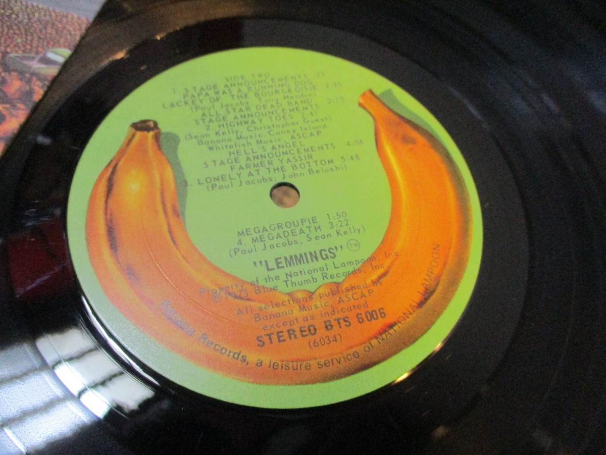 1973 NATIONAL LAMPOON Lemmings Comedy Gatefold LP Banana BTS 6006
