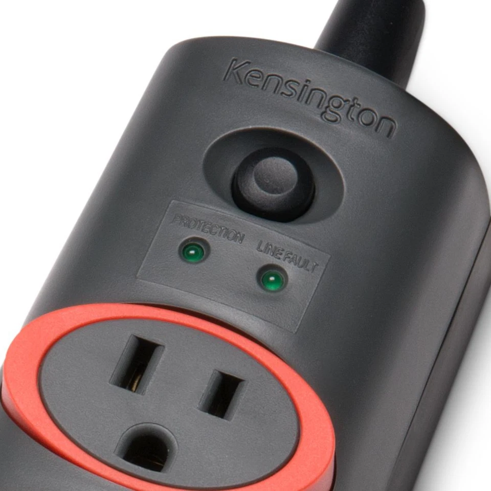 Kensington SmartSockets Premium Surge Protector: 8-foot cord (Black) - Image 4 of 4