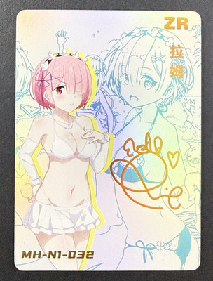 RAM - Re:Zero - MH-N1-032 - Goddess Story Signed Influencer Anime Card - ZR