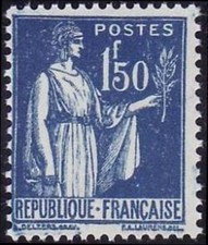 France num Yvert 288 ** MNH Type Paix Année 1932
