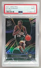 71362176 Kevin Durant 2021 Panini Spectra #167 Silver PSA 9
