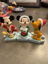 Mickey's Once Upon a Christmas McDonald's Collectible Toys Mickey Minnie & Pluto