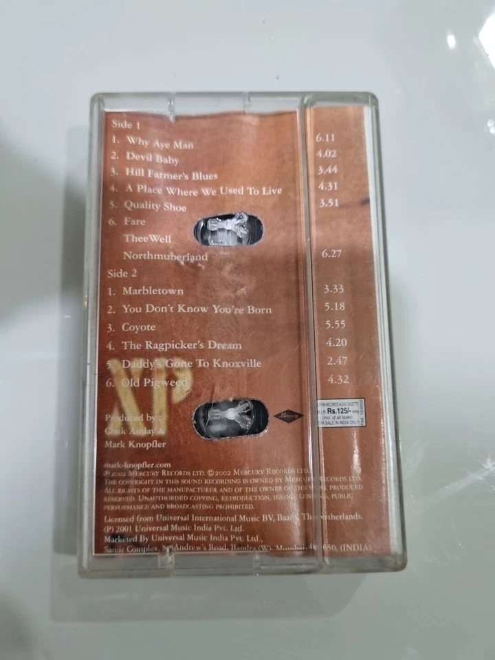Mark Knopfler - The Ragpicker's Dream INDIA MADE SEALED CASSETTE - Image 3 of 3