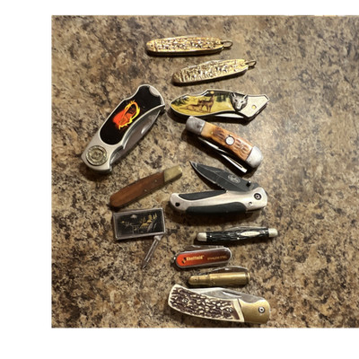 Sheffield Pocketknife Multi-tool Lot, Stainless Steel, 4+ Blades
