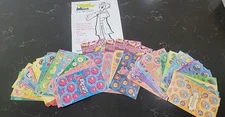 4 Packs 115 Sheets Dr. Stinky Stink Factory Scratch Sniff VTG Stickers SIGNED