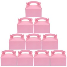 10pcs Gable Boxes Bakery Boxes Cookies Party Treats pink bakery boxes