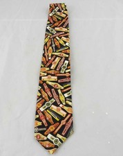 Silk Cigar Bands Tie Ralph Marlin  Co RM Style Made in USA in 1995 Excellent