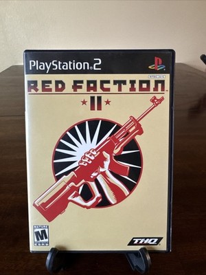 Red Faction II Sony Playstation 2 PS2 Video Game CIB Complete In Box With Manual
