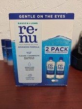 Renu Advanced Formula Multipurpose Solution, 2x 12 fl oz Bottles+Case, 2026 Date