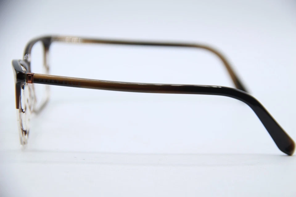NEW PERRY ELLIS PE 449-2 BROWN FADE AUTHENTIC DESIGNER FRAMES EYEGLASSES 53-17 - Image 3 of 4