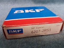 SKF 6207-2RS1 Sealed Deep Groove Rubber Roller Bearing 35x72x17mm