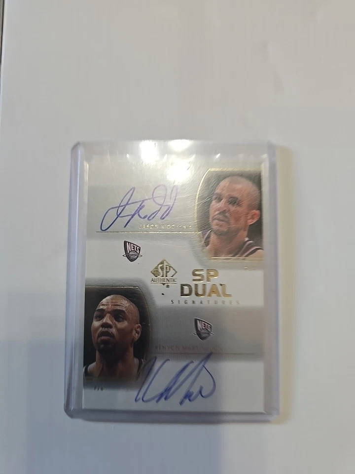 SP AUTÉNTICO DOBLE AUTO Jason Kidd Kenyon Martin Foto 2 de 4