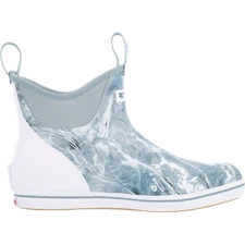 XTRATUF Men's Mossy Oak Elemental Blue & Grey Ankle Deck Boot XMAB1MOW