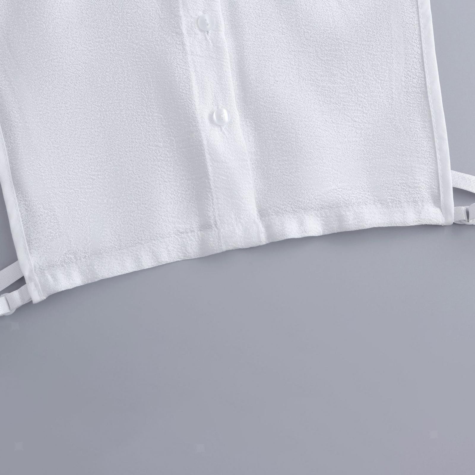 Women Fake Collar Easy to Wear Fashionable Half Shirt Blouse False Collar