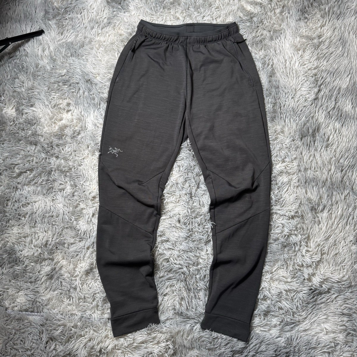 Arc'teryx Kyanite AR Tech Wool Joggers Pants Men's XS Fits M Black