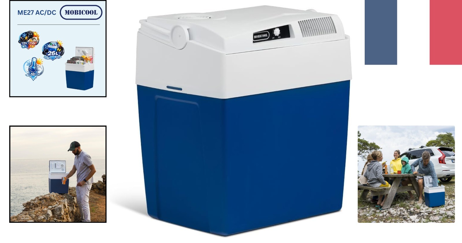 Glacière électrique 26L Mobicool idéale pour pique-nique et camping