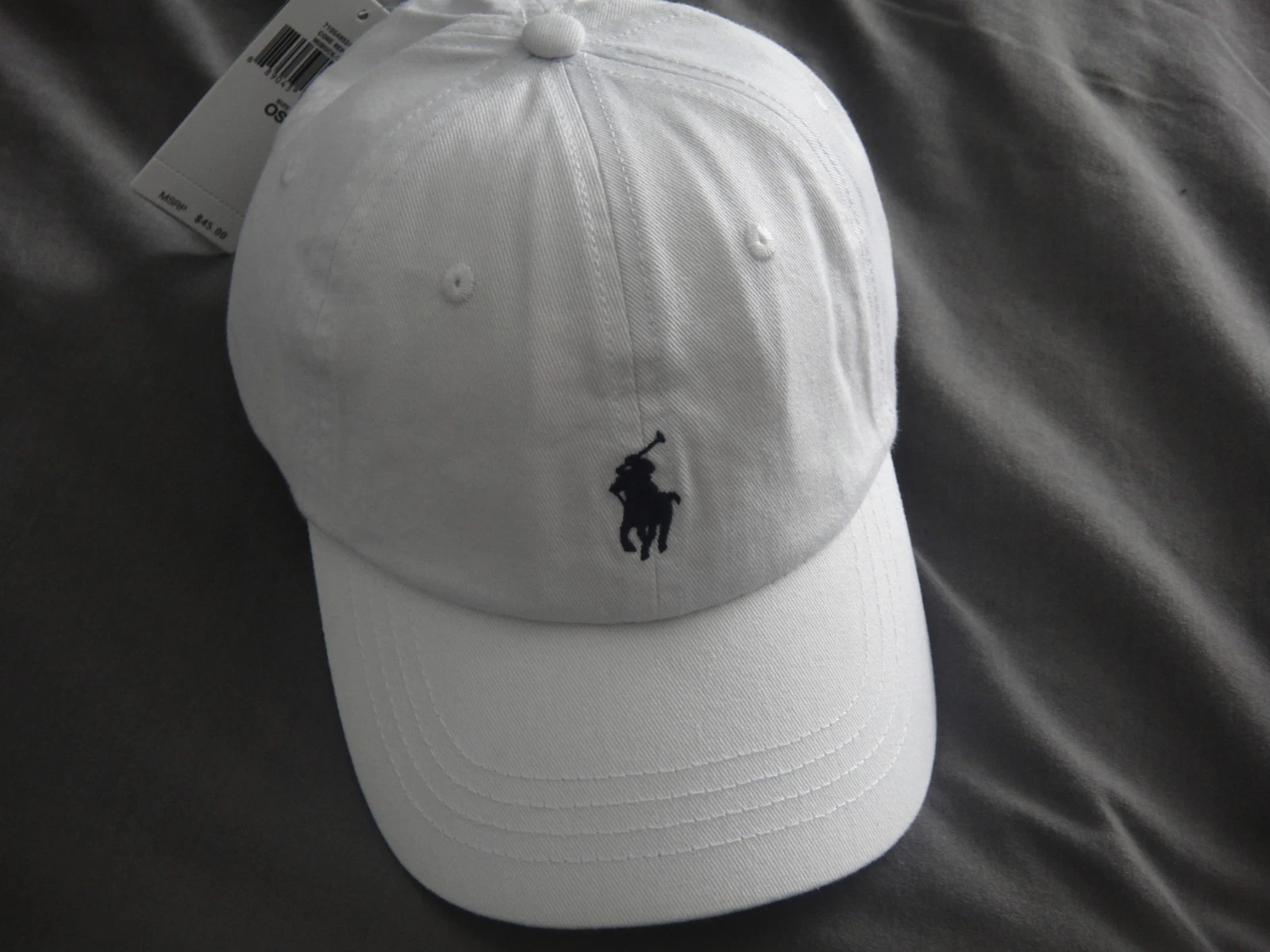POLO RALPH LAUREN Men's One Size Cotton Chino Adjustable Ball CAP, WHITE, NWT
Opens in a new window