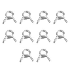 Double Wire Spring Hose Clamp, 10pcs 304 Stainless Steel 5.5mm Spring Clips