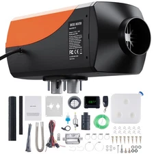 Uimoso 12V 5KW Diesel Air Heater w/LCD Display and Remote for Vehicle RV Camp