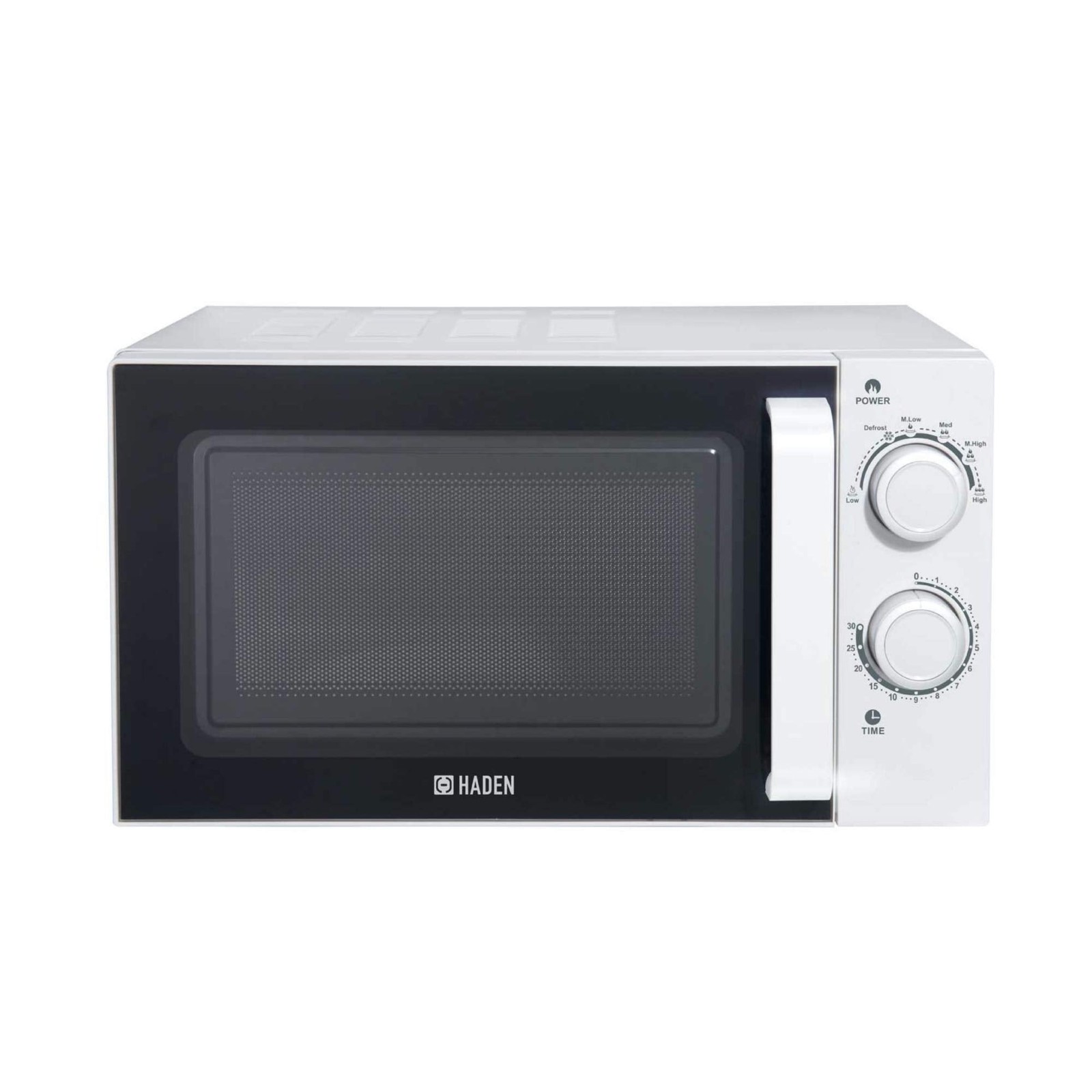 Haden Microwave Stainless-Steel Interior Defrost Reheat Cooking 700W 20L White