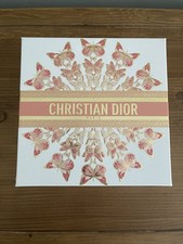 Christian Dior 8.5 X 8.5 Empty Rose Butterfly Motif gift box.