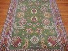 Turkish Oushak Rug, Modern Multicolored Handmade Bohemian Rug 4.1x6 Ft — photo 5