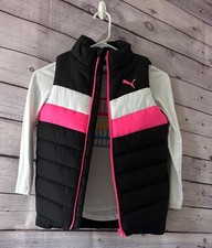 PUMA 2 Piece Vest  Shirt Set: Girls SIZE 7/8