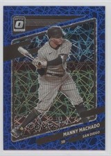 2021 Panini Donruss Optic Blue Velocity Prizm 82/99 Manny Machado #154 00gy