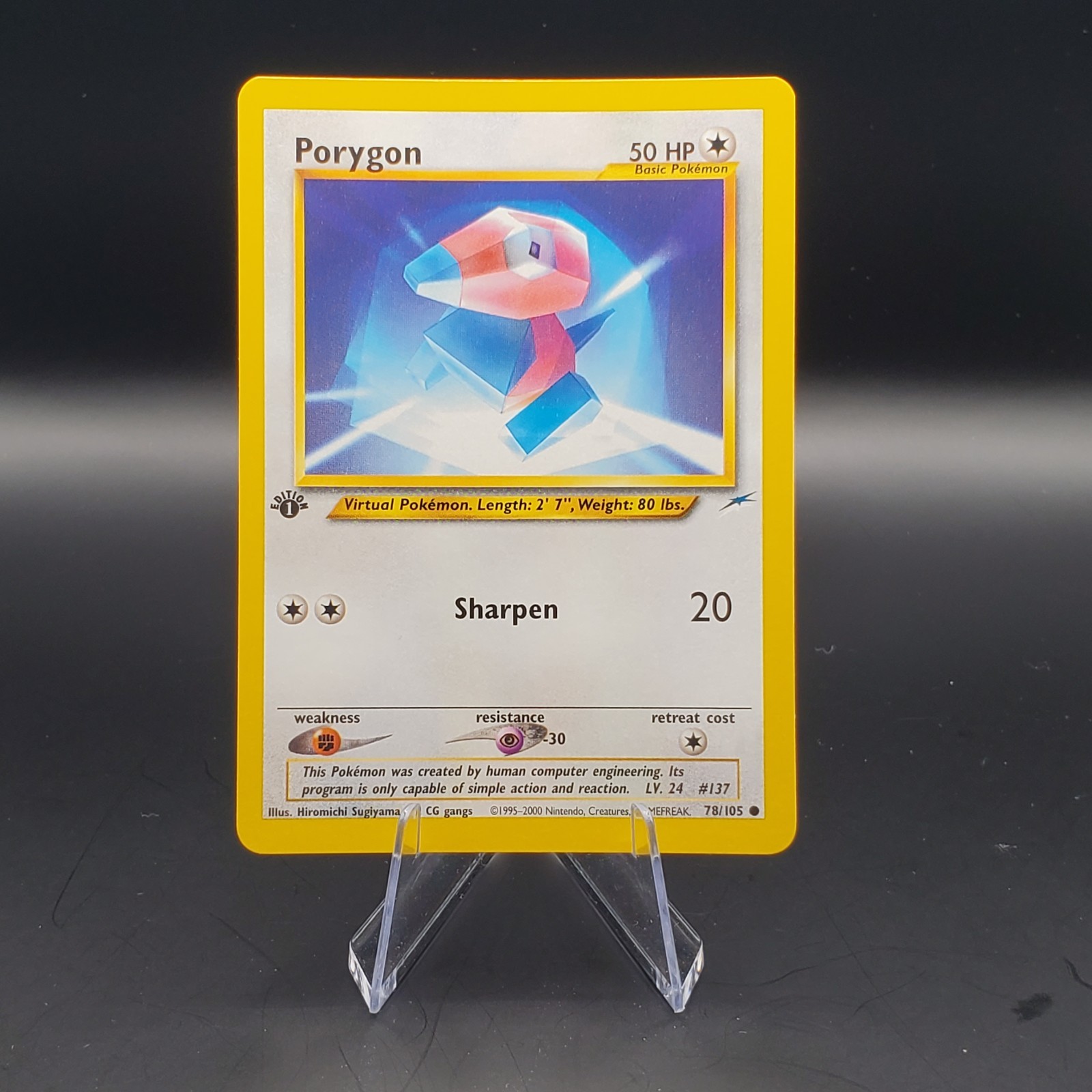 Porygon Pokemon Neo Destiny 78/105 1st Edition Common NM