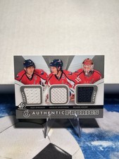Upper Deck SP Game Used Six Authentic Fabrics Ovechkin-Malkin-Letang-Fleury