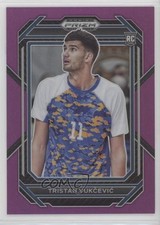 2023-24 Panini Prizm Draft Picks Purple Prizm 45/75 Tristan Vukcevic #38 5l2