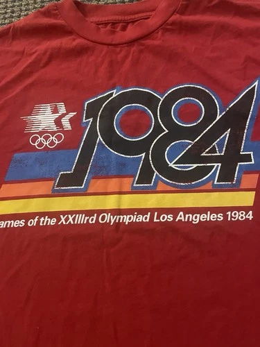 Heritage collection Los Angeles Olympics 1984  Adult Medium Oversized  Shirt image 3