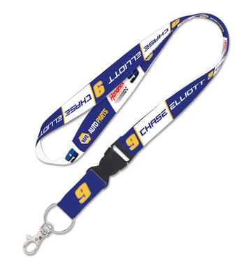 NASCAR Chase Elliott #9 Lanyard Key Strap  (1'' x 21'') w/Detachable Buckle